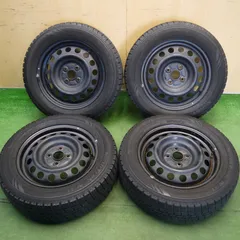 バリ溝！9.5分以上★スタッドレス 175/65R15 オートバックス ノーストレック N3i スチール ホイール 15インチ PCD100/4H★6042407Hスのサムネイル