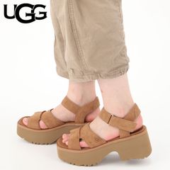 美品♡UGG アグ 22cm サンダル キャメル - メルカリ