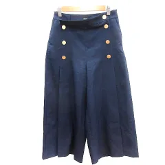 ドロシーズ DRWCYS ワイドパンツ ガウチョ 1 S 紺 ネイビー /AUのサムネイル