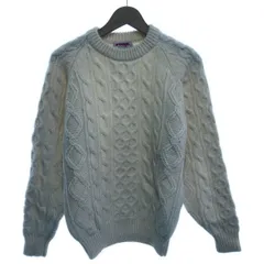 【中古】　McGREGOR SPORTSWEAR　フィッシャーマンズニット　セーター　長袖　ニット　トップス　クルーネック　アラン編み　古着　/1980のサムネイル