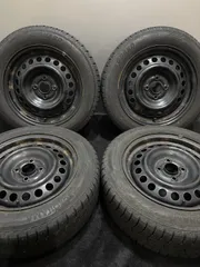 ★185/60R15 YOKOHAMA/ice GUARD iG60 24年 ホンダ 純正 スチール 15インチ 6J +50 100 4H スタッドレス 4本 フィット グレイス (南2-M243)のサムネイル