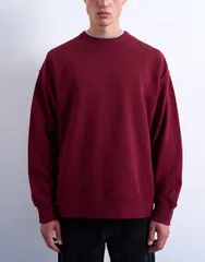 トップマン メンズ アウター パーカー・スウェット オーバーサイズフィット スウェット シャツ Topman premium lightweight oversized fit sweatshirtのサムネイル