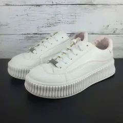 PLATFORM SOLE LADIES SNEAKER プラットフォームソール レディース スニーカー 24cm ホワイト 白 99GYXC-033 L02796のサムネイル