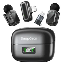 ワイヤレスマイクは MicMini、iPhone 16/iPad/Androidに対応しています。2つの音声変換モードを搭載 2026新型ピンマイク、超軽量5gのラベリア設計、30時間のバッテリー駆動時間、360°全方向集音、48kHzの ノイズ低減機能を備え