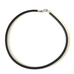 BVLGARI チョーカー ブラック レザー シルバー金具 - メルカリ