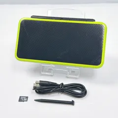 new ニンテンドー 2DSLL ブラックライム 良品 画面 液晶綺麗 遊べるセット 動作確認済み Nintendo ds 2dsll 2DS LL 任天堂 管理番号M1914