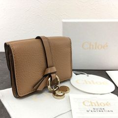 未使用級⭐️Chloe クロエ アルファベット レザー 三つ折り財布 