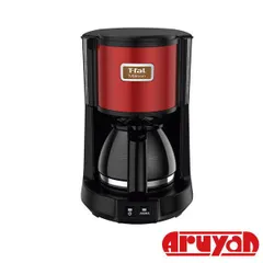 (新品未使用）ティファール コーヒーメーカー CM4905JP メゾン ワインレッド ドリップ式 ステンレス素材 3045380018310のサムネイル
