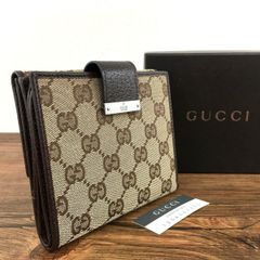正規品 未使用品】GUCCI グッチ グッチシマ 二つ折り財布 ゴールド