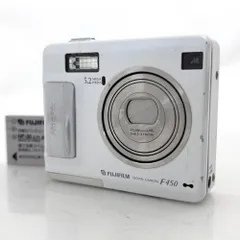 【フジフィルム】FUJIFILM FinePix F450 ホワイト＋バッテリー デジタルカメラ #T544のサムネイル