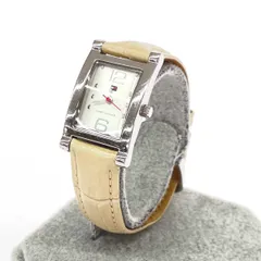 TOMMY HILFIGER トミーヒルフィガー 腕時計 クォーツ  SS×レザー/    シルバーカラー×アイボリー レディース / 240001203134のサムネイル
