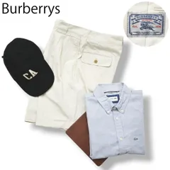 90s ヴィンテージ 日本製 バーバリー Burberrys コットン ツイル ツータック チノ ショーツ ショート パンツ ダブルステッチ ジップアップ SA オフホワイト ブリティッシュ メンズのサムネイル
