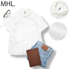 MHL エムエイチエル マーガレットハウエル シャツ リネン混 春夏 2 MHL エムエイチエル マーガレットハウエル シャツ リネン混 春夏 2