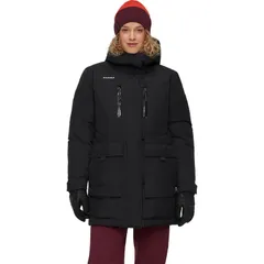 マムート レディース アウター ジャケット・ブルゾン パーカー Mammut Arctic IN Hooded Parka Womens Black ブラックのサムネイル