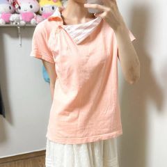 TRALALA トゥララ ピンクチェック トップス 半袖 姫ギャル 平成 y2k
