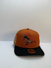 ニューエラ ボルチモアオリオールズ 50thアニバーサリー 9fifty A-FRAME スナップバックキャップ ツートンカラー