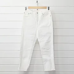 ドミンゴ ストレッチ アンクル デニムパンツ M ホワイト D.M.G｜24g2301のサムネイル