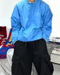 NIKE GYAKUSOU ウィンドブレーカー ブルー M - メルカリ