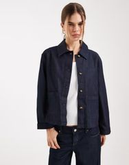 ZARA 今期完売 デニムペプラムジャケット - メルカリ