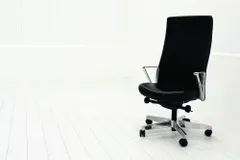 【ポリッシュ脚ピカピカ磨き有！】 ノール Knoll ノル リミックスチェア 中古 2020年製 ハイバック アルミループ肘 アルミミラー脚 ブラック レザー 【A000004244】のサムネイル