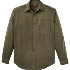 フィルソン メンズ トップス シャツ Filson 45oz Twill Shirt Mens Military Olive オリーブのサムネイル