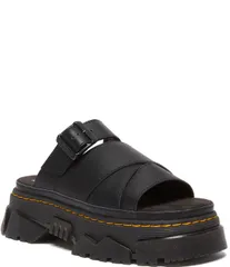 ドクターマーチン レディース シューズ サンダル プラットフォーム Dr Martens Womens Mattison Platform Slide Sandals Black ブラック