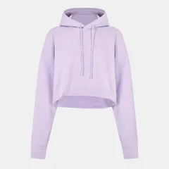 ガニー レディース アウター パーカー・スウェット クロップド Ganni Womens Cropped Hoodie Misty Lilac ライラックのサムネイル