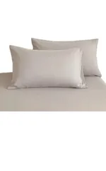 枕カバー ガーゼ綿100% 2枚セット50×70CM まくらカバー大きめ 上質 高級コットン オールシーズン 通気性 さらさら 肌触り 丸洗い 吸湿 乾きが早い 天然 蒸れない (45×65——50×70cm の枕兼用) グレーのサムネイル