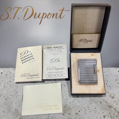 デュポン シルバーローラー式 ガスライター箱説明書付き - メルカリ