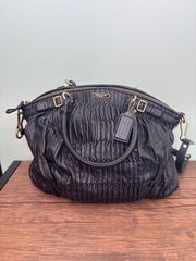COACH コーチ マディソン ギャザードレザー 2WAYバッグ - メルカリ