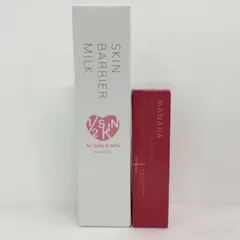 H1908 maNara マナラ スキンバリアミルク 100ml・ホットクレンジングゲル マッサージプラス 30g 計2点セット