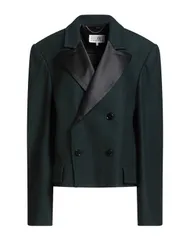 マルタンマルジェラ レディースーツ ブレザー MM6 MAISON MARGIELA テーラードジャケット Dark Green グリーンのサムネイル