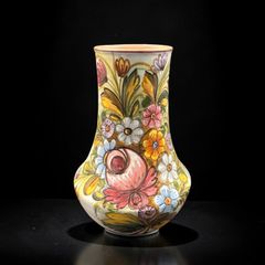 小原流 花器 華道 青磁 生け花 フラワーベース 花瓶 花入れ 貫入 陶器