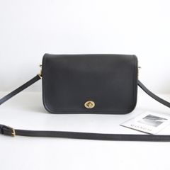 COACH オールドコーチ ショルダーバッグ 9755 ターンロック ブラウン
