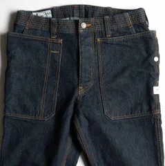 【美品/濃紺】SASSAFRAS【フォールリーフ デニムパンツ】M ササフラス 26050369のサムネイル