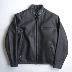 【美品】SCHOTT【641/シングルライダースジャケット】40 ボアライナー付き レザー アメリカ製 ショット 26050344