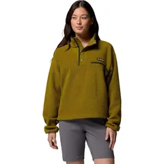 コロンビア レディース アウター ジャケット・ブルゾン クロップド フリース Columbia Helvetia II Cropped 12Snap Fleece Pullover Womens Mossy GreenMossy GreenGreenscape