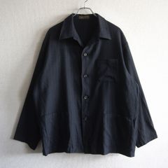 FLAX リネン テーラード ジャケット ブラック 黒 シャツ - メルカリ