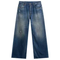 アクネ ストゥディオズ メンズ ボトムス デニムパンツ ワイドレッグ ジーンズ Acne Studios 2021 Blue Trafalgar Wide Leg Jeans Mid Blue ブルーのサムネイル