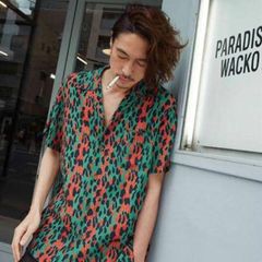窪塚洋介着用 WACKO MARIA ワコマリア LEOPARD SHIRT - メルカリ