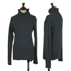 ヨウジヤマモト ファムYohji Yamamoto FEMME ハイネックニットセーター ブルーグレー3のサムネイル