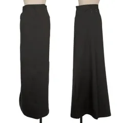 メゾンマルタンマルジェラMaison Martin Margiela 白タグ コットンストレッチウエストゴムロングスカート 黒M位のサムネイル