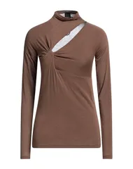ピンコ レディース トップス Tシャツ PINKO Ｔシャツ Brown ブラウンのサムネイル