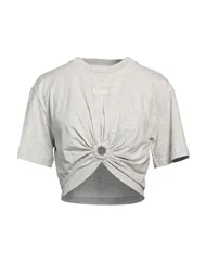 パーム・エンジェルス レディース トップス Tシャツ PALM ANGELS Ｔシャツ Light Gray グレーのサムネイル