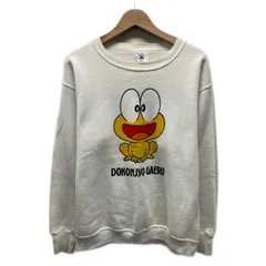 【中古】　DELTA　スウェット　長袖　トレーナー　トップス　クルーネック　裏起毛　キャラクター　ど根性ガエル　マンガ　アニメ　プリント　USA製　古着　/1952のサムネイル