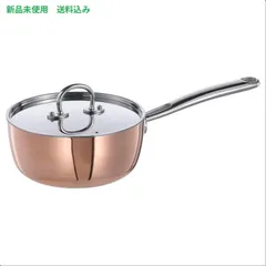 IKEA (イケア) FINMAT フィンマート 片手鍋 ふた付き - 銅/ステンレススチール 1.5L 005.175.69のサムネイル