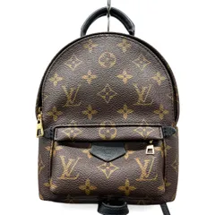 LOUIS VUITTON 美品 ルイヴィトン パームスプリングス ミニ モノグラム リュック M41562 PVC レザー CA2169/RFID確認済 ブラウン ブラック バックパック ハンドバッグ MINI ルイヴィトン LV ABランク 中古 鑑定済のサムネイル