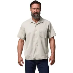 フィルソン メンズ トップス シャツ 半袖 Filson 45oz ShortSleeve Twill Shirt Mens Gray Sky グレーのサムネイル