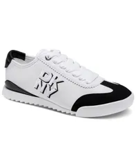 ダナ キャラン ニューヨーク レディース シューズ スニーカー レース DKNY Womens Eversley LaceUp Sneakers WhiteBlack ホワイトのサムネイル