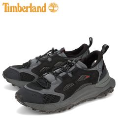 Timberland ストラップスニーカー 青/オレンジ - メルカリ